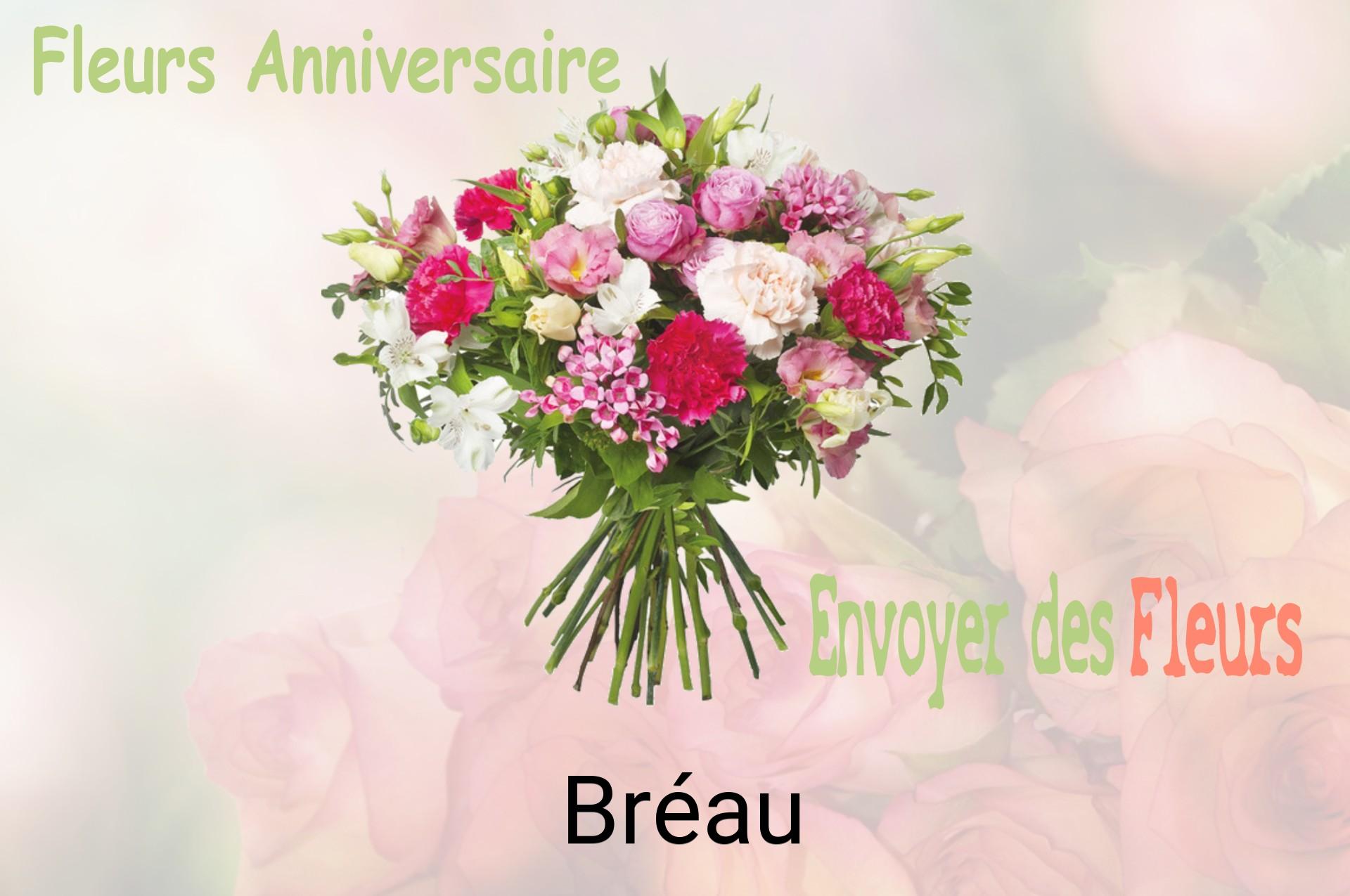 Bouquet de fleurs d’anniversaire livré à Bréau